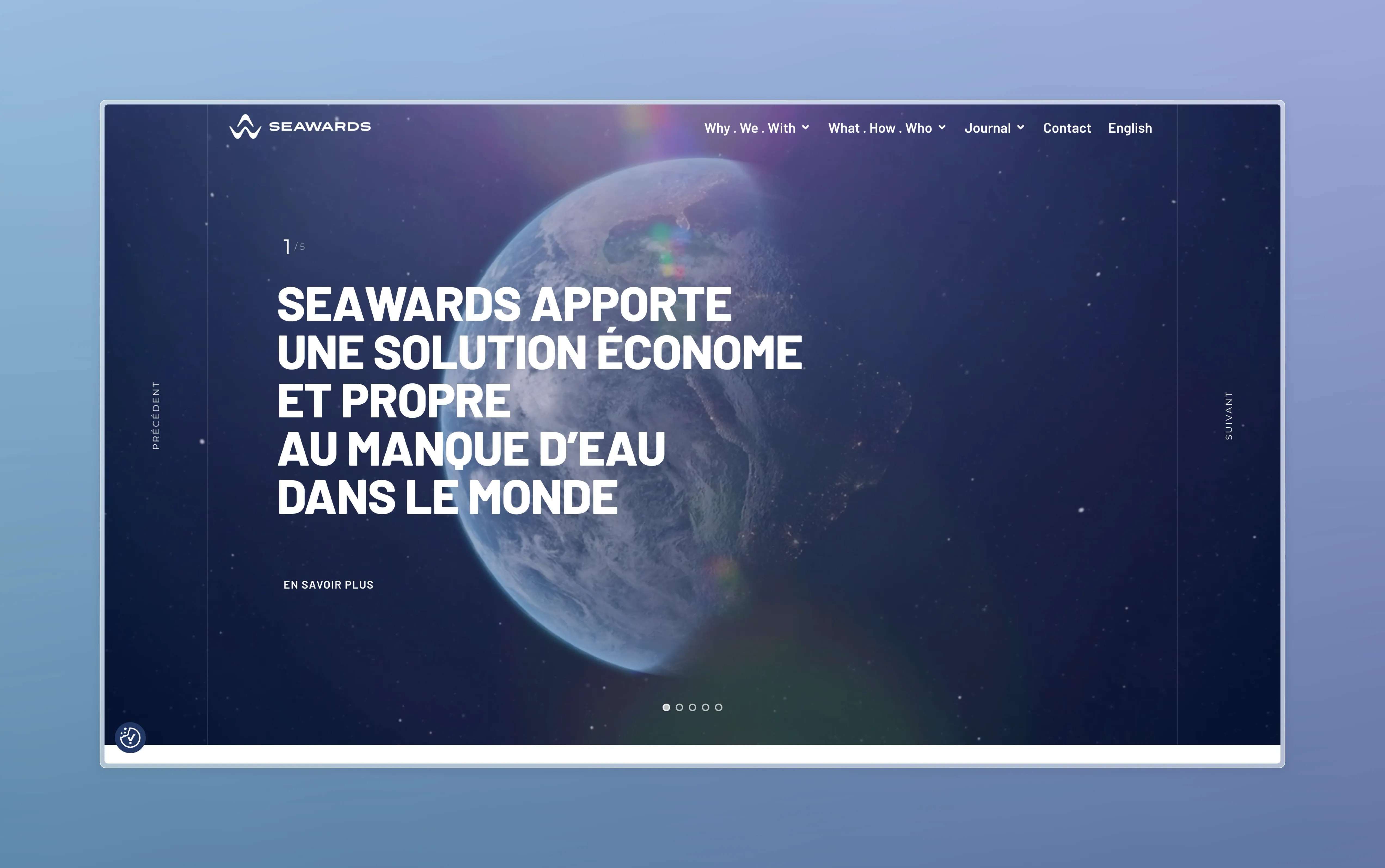 Seawards
